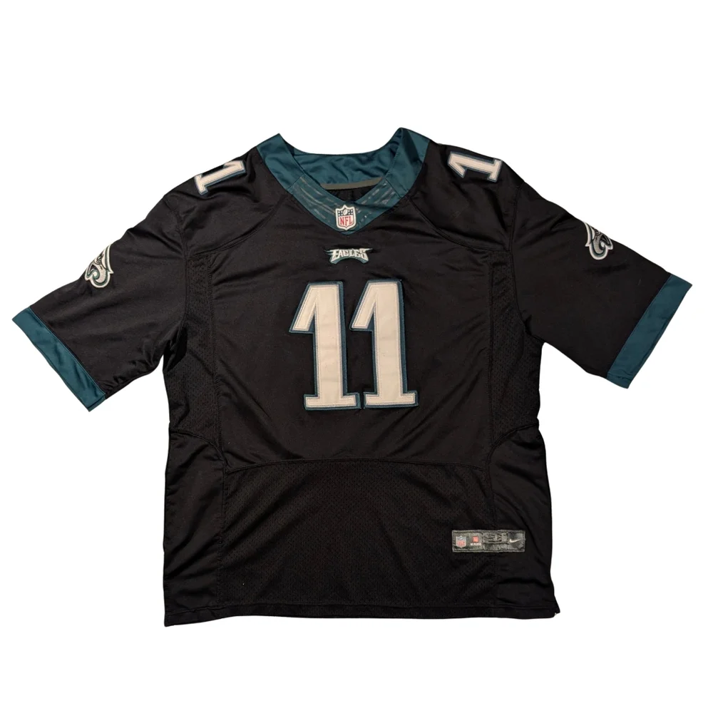 Nike On Field Philadelphia Eagles Carson Wentz Stitched Jersey Men's 2XL (56)